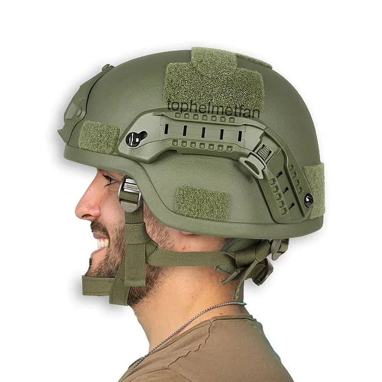 Tophelmetfan Spring Sale NIJ IV Kevlar MICH 2000 Military Ballictic Helmet Legacy Full Cut 