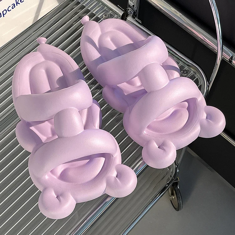 Cute Colored Bear Slipper For Girls weebmemes