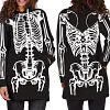 Halloween Hooded Skull Sweatshirt