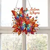 Autumn Color Butterfly 2D Flat DIY Diamond Painting Pendant
