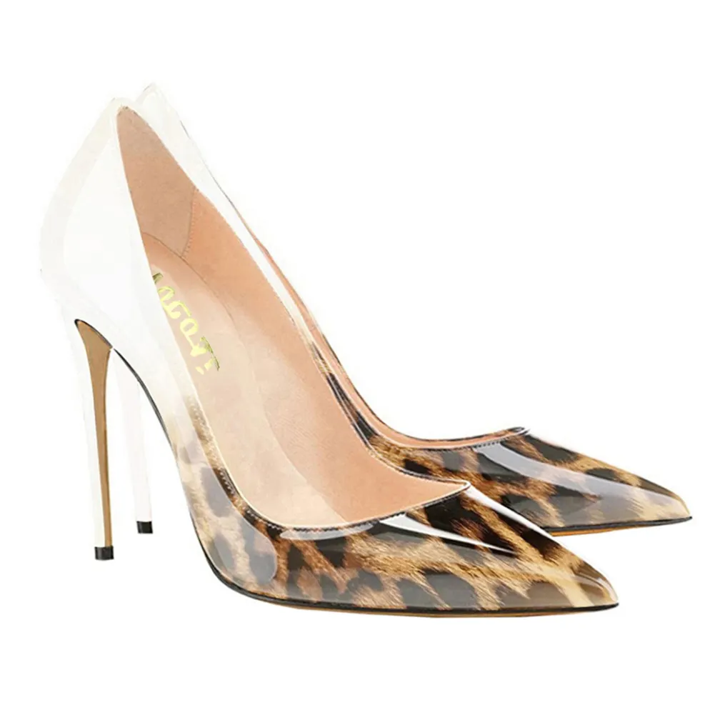 3.94" Gradient Color Heels Party Daily Pumps-vocosishoes
