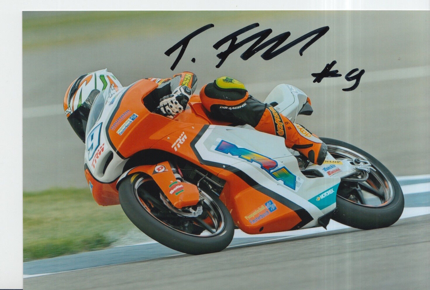 Toni Finsterbusch Hand Signed 7x5 Photo Poster painting Kiefer Racing Moto3 MotoGP.