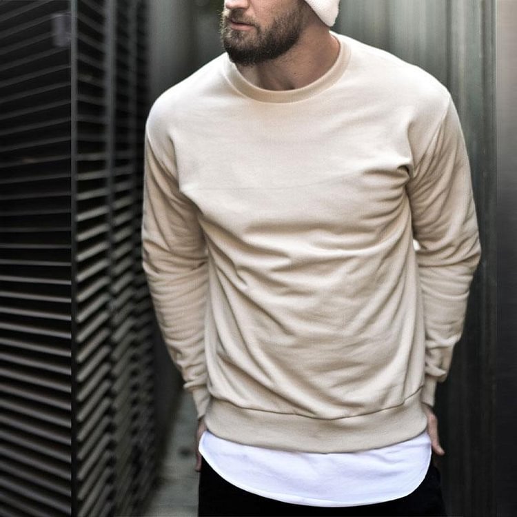 Round neck long sleeve