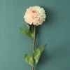 Large 12cm Blooming Dahlia Tall Stem Artificial Flower