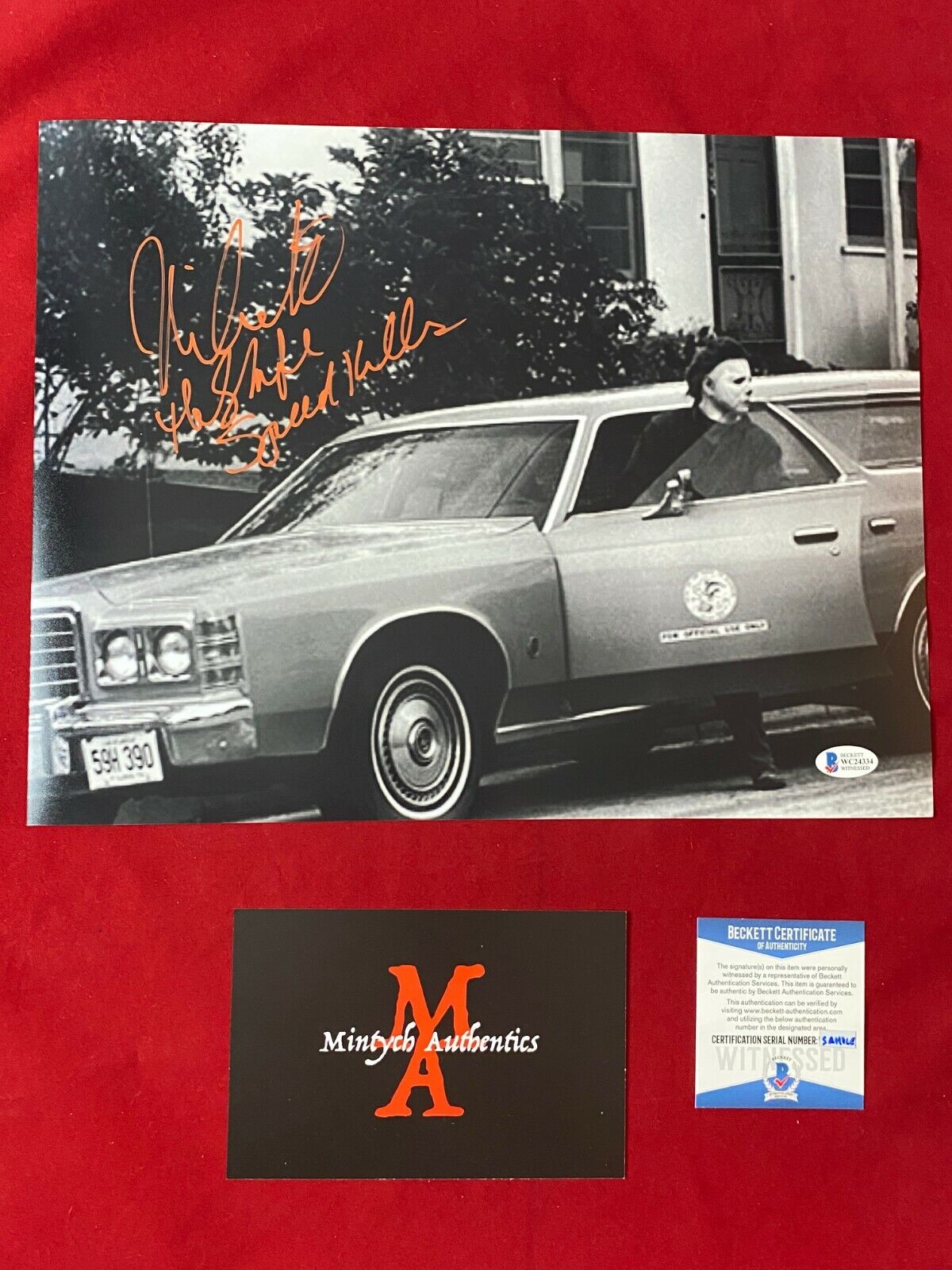 NICK CASTLE AUTOGRAPHED SIGNED 11x14 Photo Poster painting! HALLOWEEN MICHAEL MYERS! BECKETT COA
