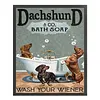 Bathroom Puppy Full 11CT 3 Strands DIY Stamped Cross Stitch Kits 40x50cm Embroidery Needlepoint Starter Kit for Beginners Adults Gift Home Wall Decor