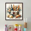 Bread And Beverages-11CT Stamped Cross Stitch 40*40cm/15.75*15.75in tapestrymarket