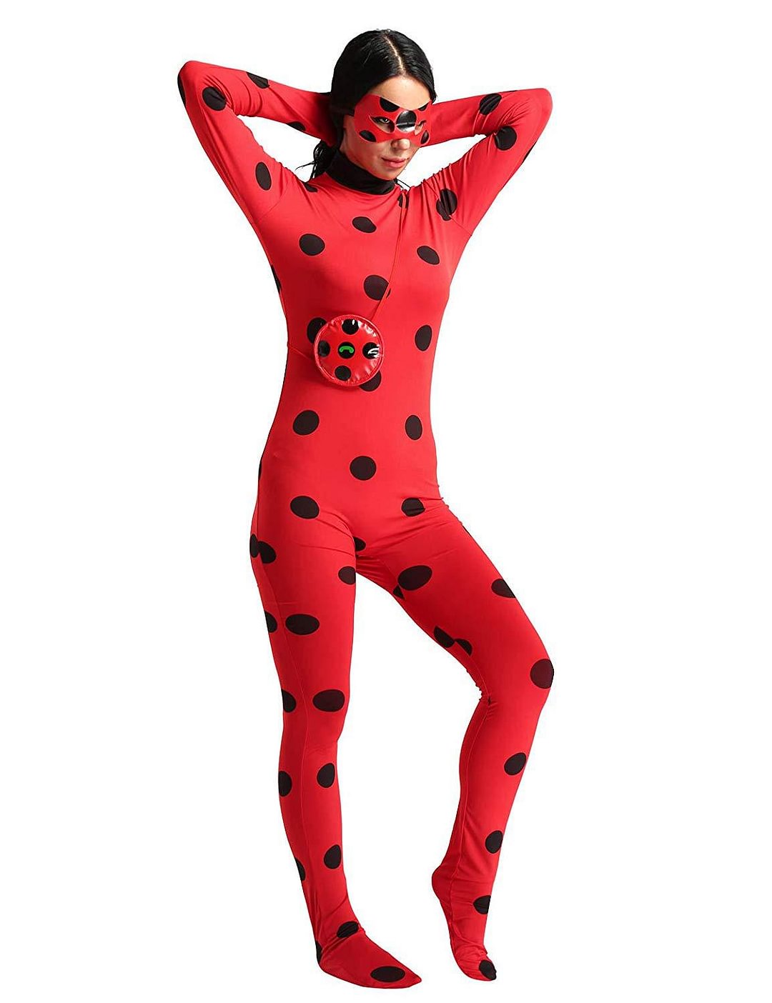Ladybug Outfit Adult Halloween Costume-elleschic