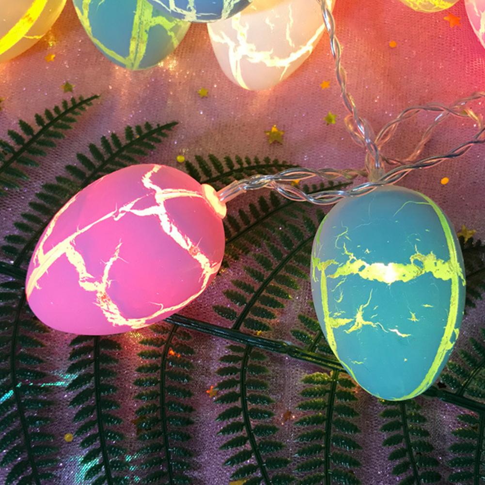 

1.5M 10LED Cracked Egg Easter-Curtain String Night Light, 501 Original