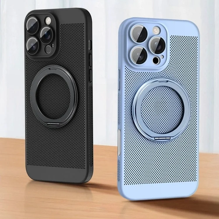 Heat-Dissipation Phone Case with Ring Stand for iPhone Series