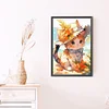 (40*60cm)Cat by The Sea - Full Round Drill Diamond Painting