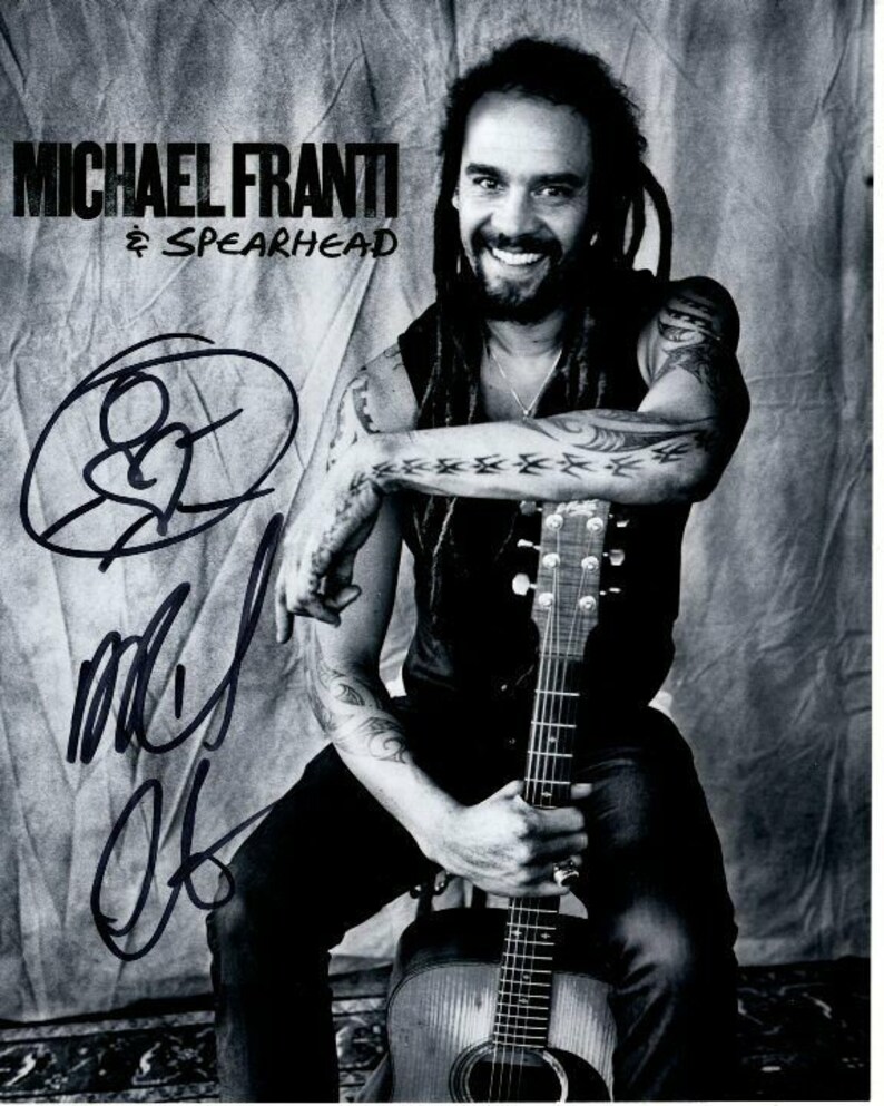 Michael franti signed autographed Photo Poster painting