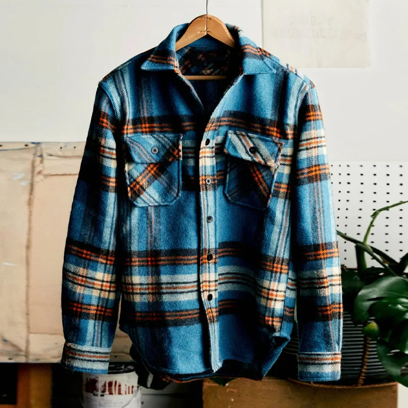 Vintage Check 12oz Wool Long Sleeve Shirt