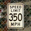 Speed Limit 350 MPH - Metal Tin Signs(8*12Inch/12*16Inch) - Garage&Transport
