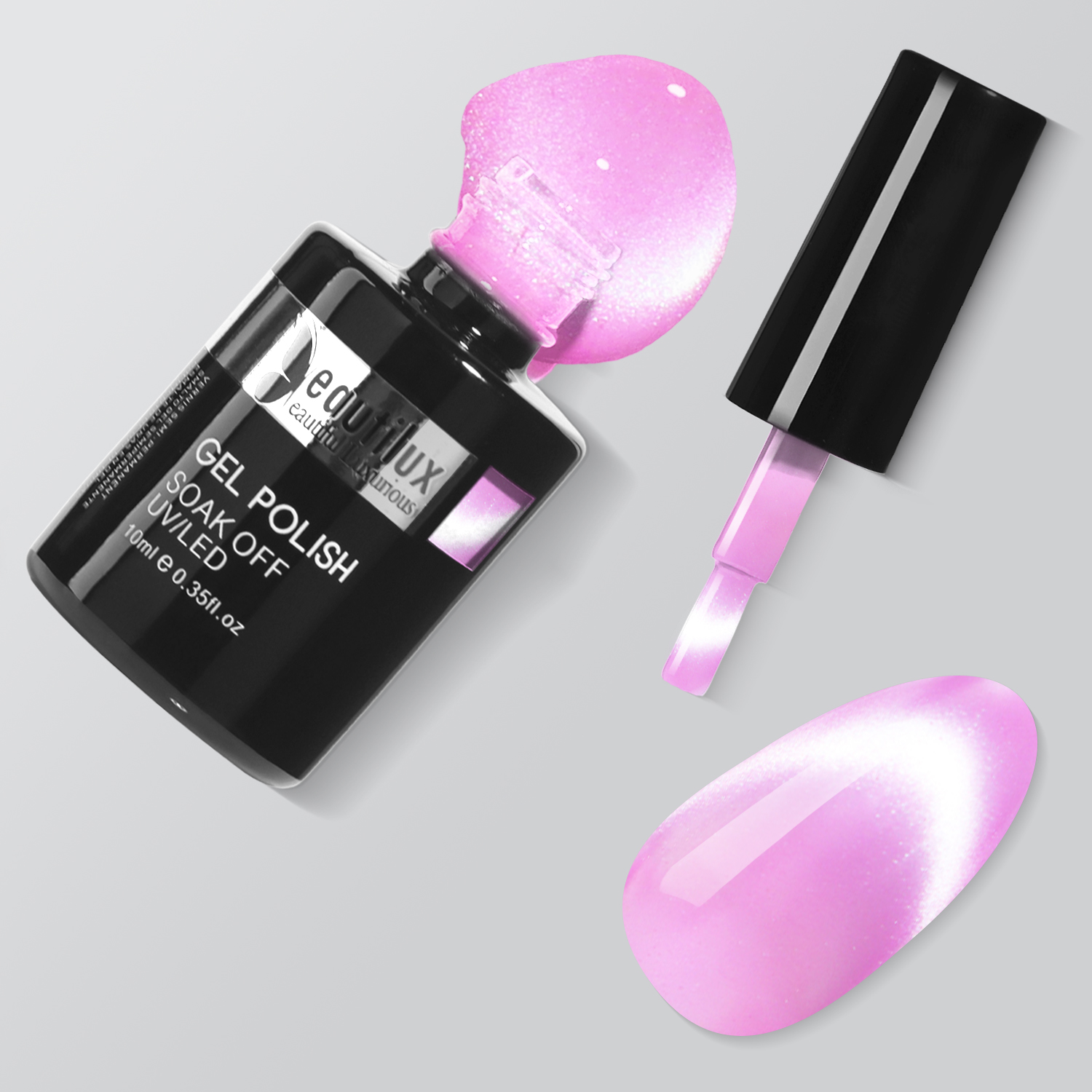 HEMA& TPO Free Cat's Eye Nail Gel Polish Color 10ml-Camellia Glow