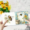 6Pcs Diamond Painting Flower Greeting Card with Envelopes for Beginner Adult Holiday Gifts