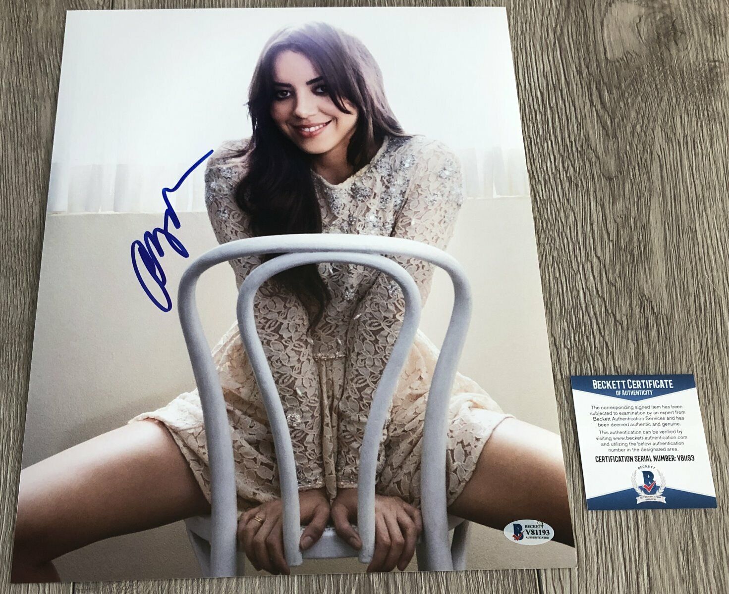 AUBREY PLAZA SIGNED THE TO DO LIST 11x14 Photo Poster painting F w/VIDEO PROOF & BECKETT BAS COA