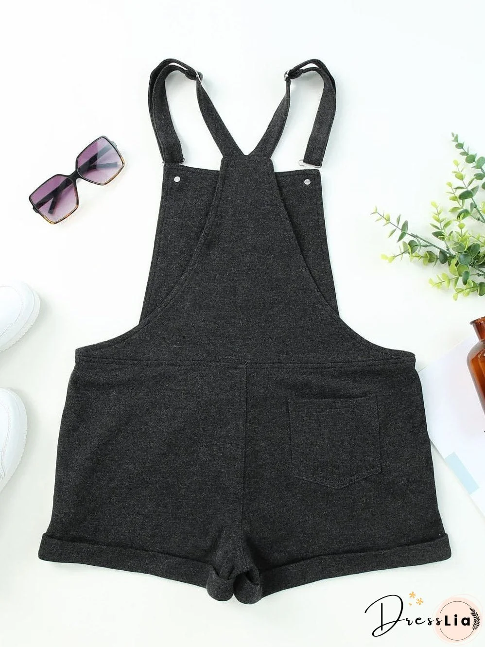 Dark Wash Denim Jumpsuit