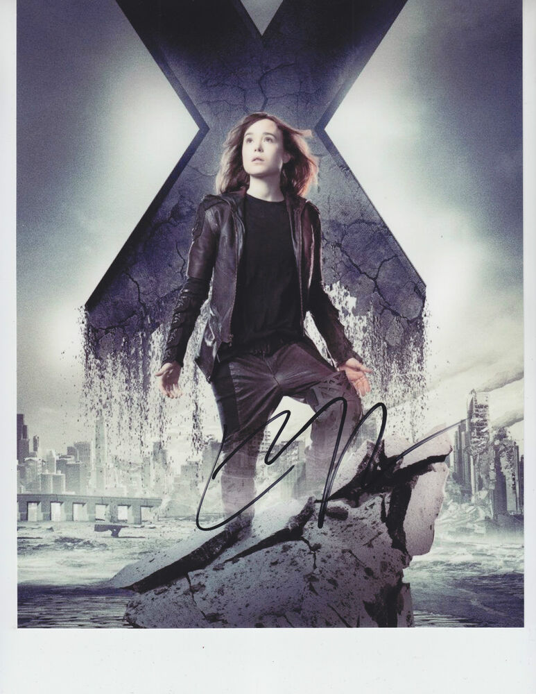 Ellen Page - X MEN - signed 8x10 BECKETT