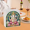 Acrylic Napkin Holder Diamond Painting Kit for Home Table Decor (Ganesha)