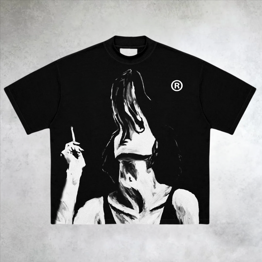 Abstract Casual Printed T-Shirt