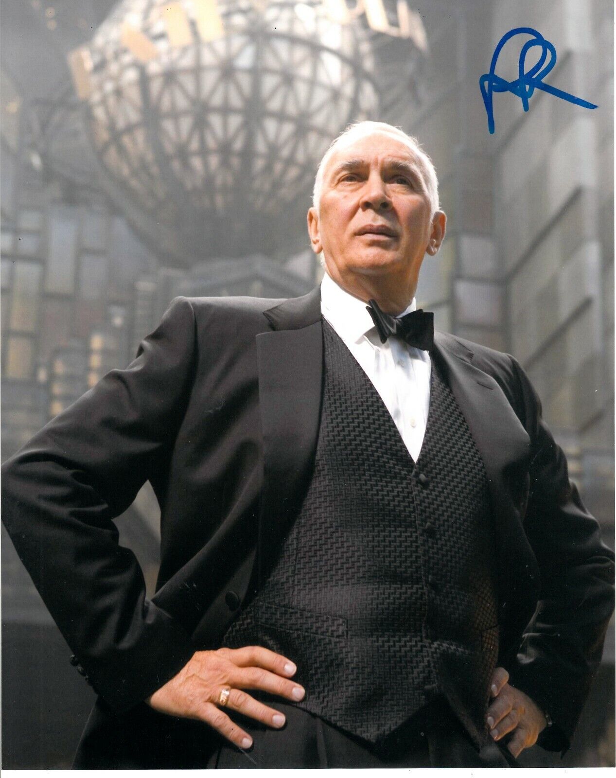 FRANK LANGELLA SIGNED SUPERMAN Photo Poster painting UACC REG 242