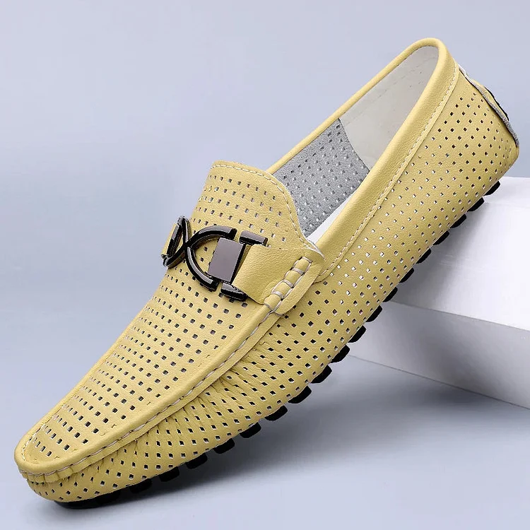 Zanari - Perforated Slip On Loafer
