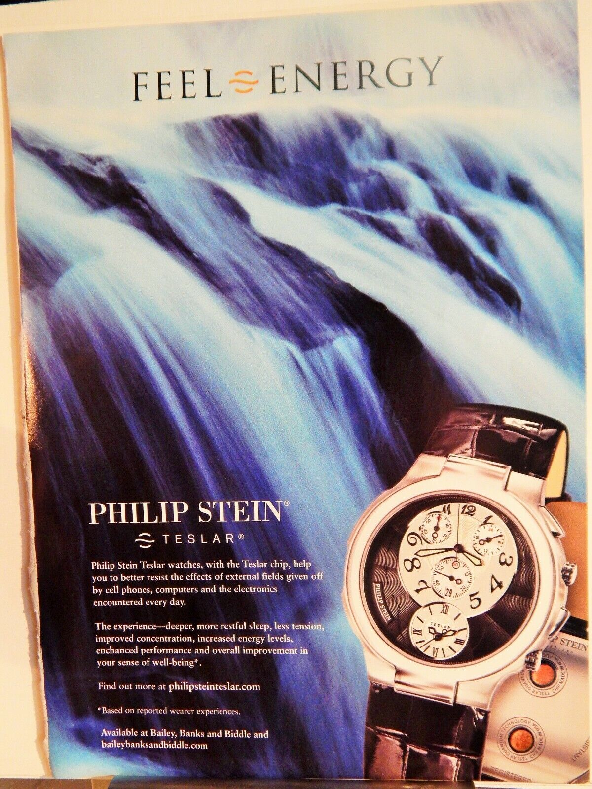 PHILIP STEIN TESLAR WATCH / TRUMP SOHO CONDO NY 2007 VTG Photo Poster painting AD, RARE EPHEMERA