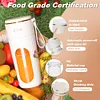 340ml Portable Juicer Blender Cup 1200mAh Juice Extractor for Home Office Travel