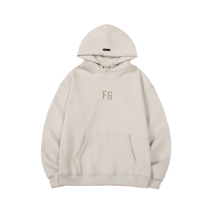 Fog Fear Of God Hoodie Hooded Loose Sweater Alphabet Plus Velvet Printed Men And Women Couple Hoodie Jacket