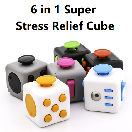 Super 6-in-1 Stress Relief Cube for OCD