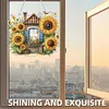 DIY Sunflower House Diamond Painting Pendant (Double-Sided)