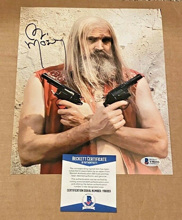 BILL MOSELEY SIGNED HOUSE OF 1000 CORPSES 8X10 Photo Poster painting BECKETT CERTIFIED #2