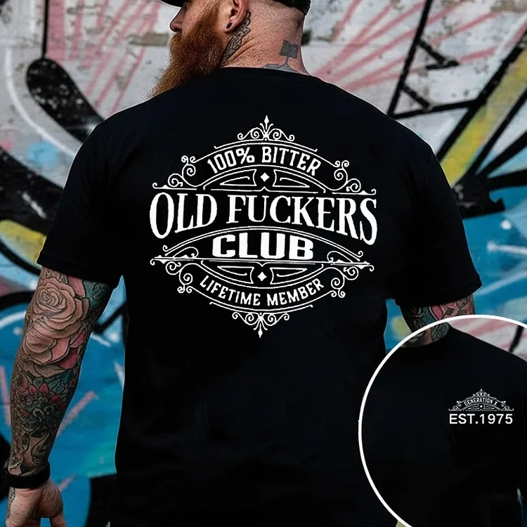 Gen X Pride: The "100% Authentic Old School Club" Shirts