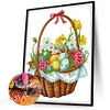 5D DIY Partial Special Shaped Drill Diamond Painting Easter Egg Basket 30x40cm