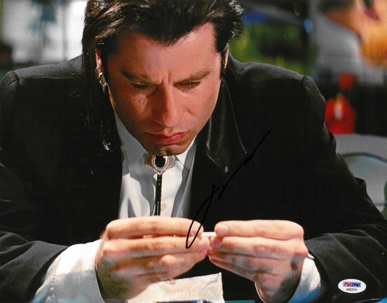 John Travolta Signed Pulp Fiction Autographed 11x14 Photo Poster painting PSA/DNA #AB92570