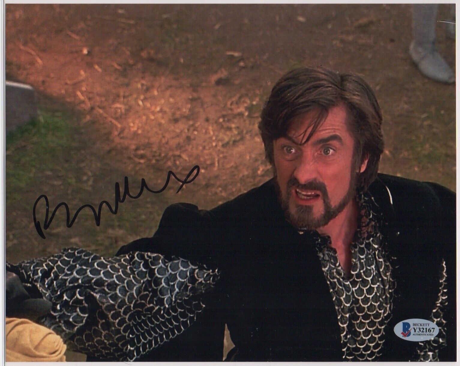 ROGER REES signed MEN IN TIGHTS 8x10 Photo Poster painting AUTOGRAPH auto BAS Beckett Brooks