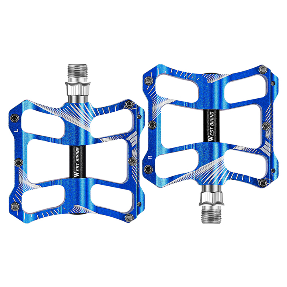 

MTB Bicycle Pedal Sealed Bearing Aluminium Alloy Pedals Cycling Accessory, Blue, 501 Original