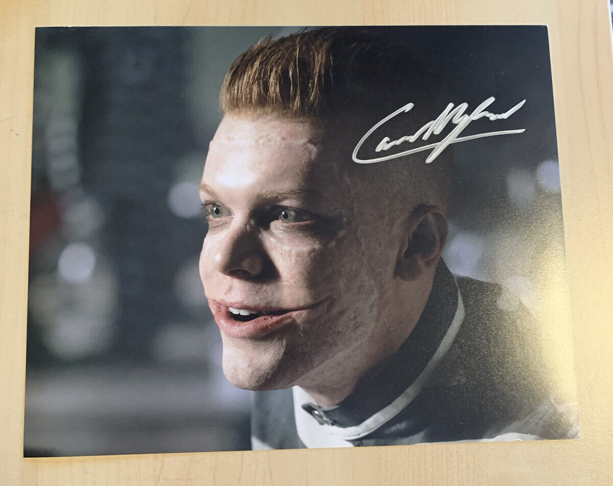 CAMERON MONAGHAN HAND SIGNED 8x10 Photo Poster painting ACTOR AUTOGRAPHED GOTHAM JOKER RARE COA