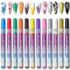 Ensemble de stylos manucure 3D 12 couleurs