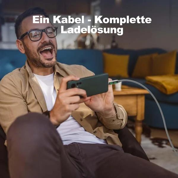 🔥Zeitlich begrenztes Angebot⏰ 4-in-1 USB-Ladekabel, Schnellladung, bis zu 60 W