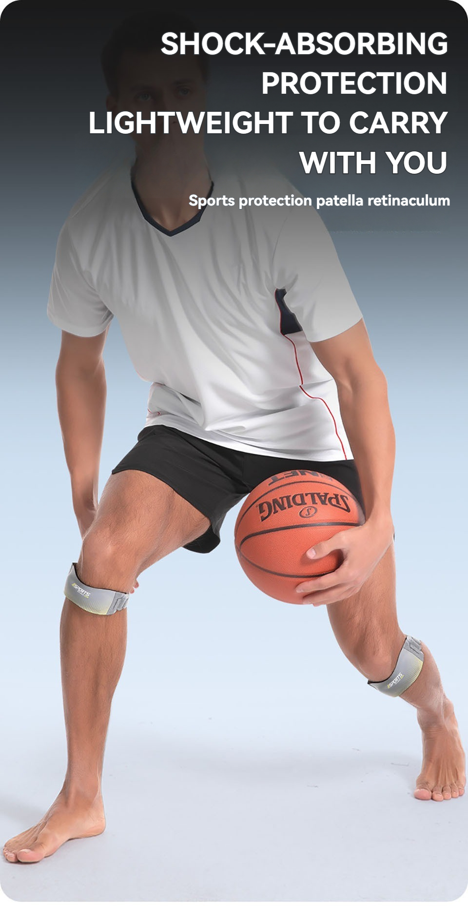 Likron Watches Adjustable Patella Tendon Knee Strap for Running