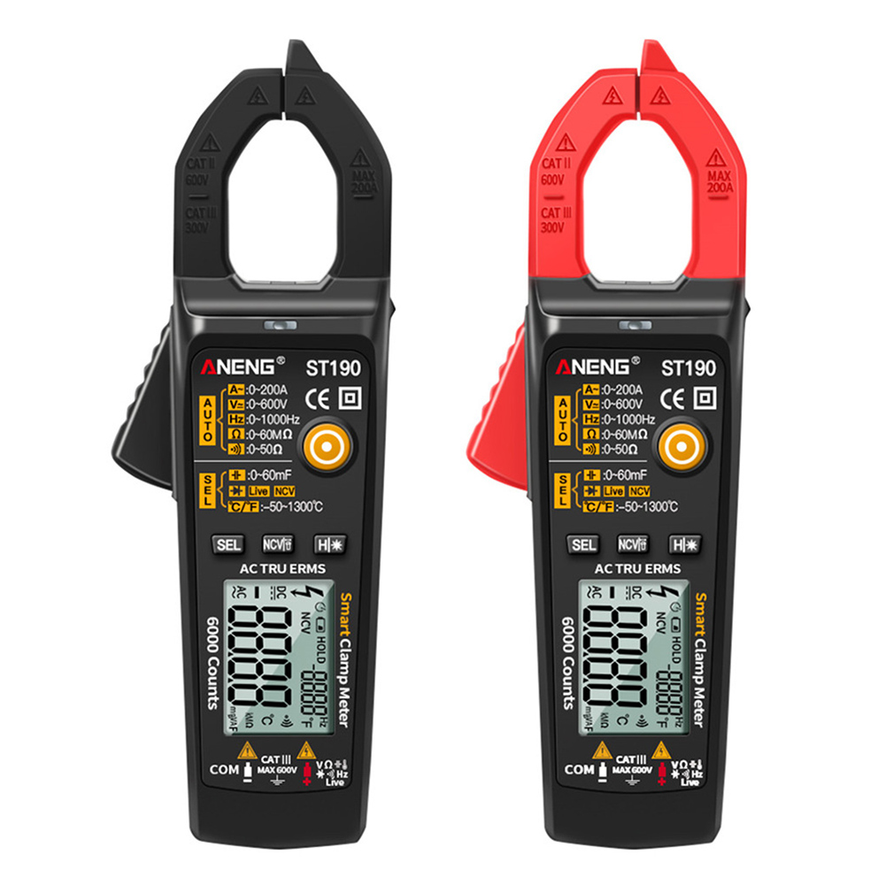 ST190 DC AC Automatic Current Clamp Meter LCD Digital Voltmeter Multimeter от Cesdeals WW