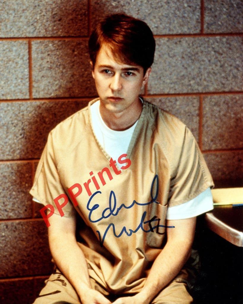 EDWARD NORTON Primal Fear AUTOGRAPHED 10X8 SIGNED REPRO Photo Poster painting PRINT