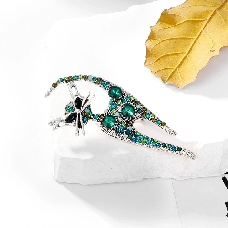 Classic Style Cat Alloy Inlay Rhinestones Women’s Brooches