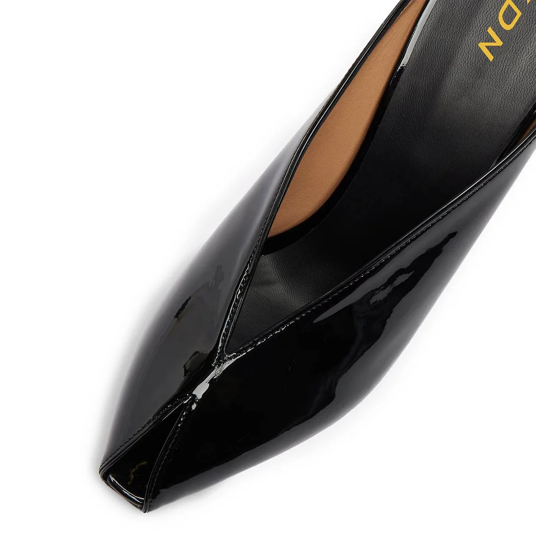 Women's Fashion Black Peep Toe Sculptural Heeled Mules with Rhinestone