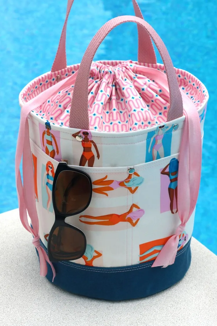 Handmade drawstring bags Template Set + Instructions