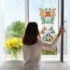 (US Only)Rotate Wind Chime Theme 2D/Flat DIY Wreath Butterfly Double-Side Diamond Pendant