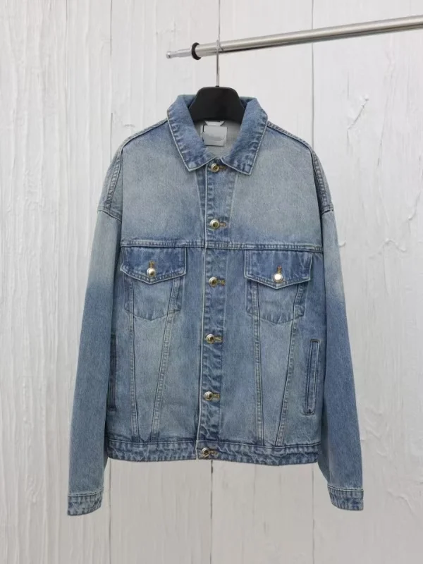 Fashionable Denim Work Jacket For Women New Spring Autumn Long Sleeve Korean Style Loose Fit Slimming Blazer Trendy