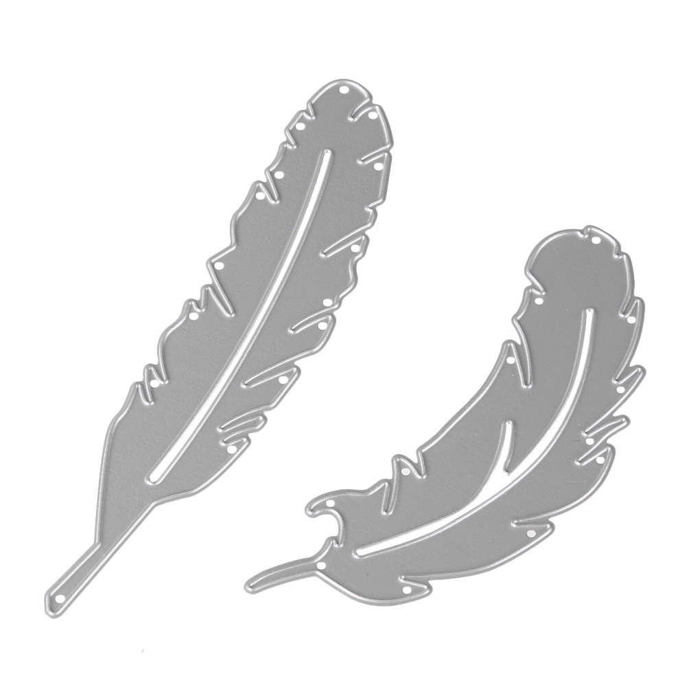 

2pcs Feather - Paper Craft Cutting Dies, 501 Original